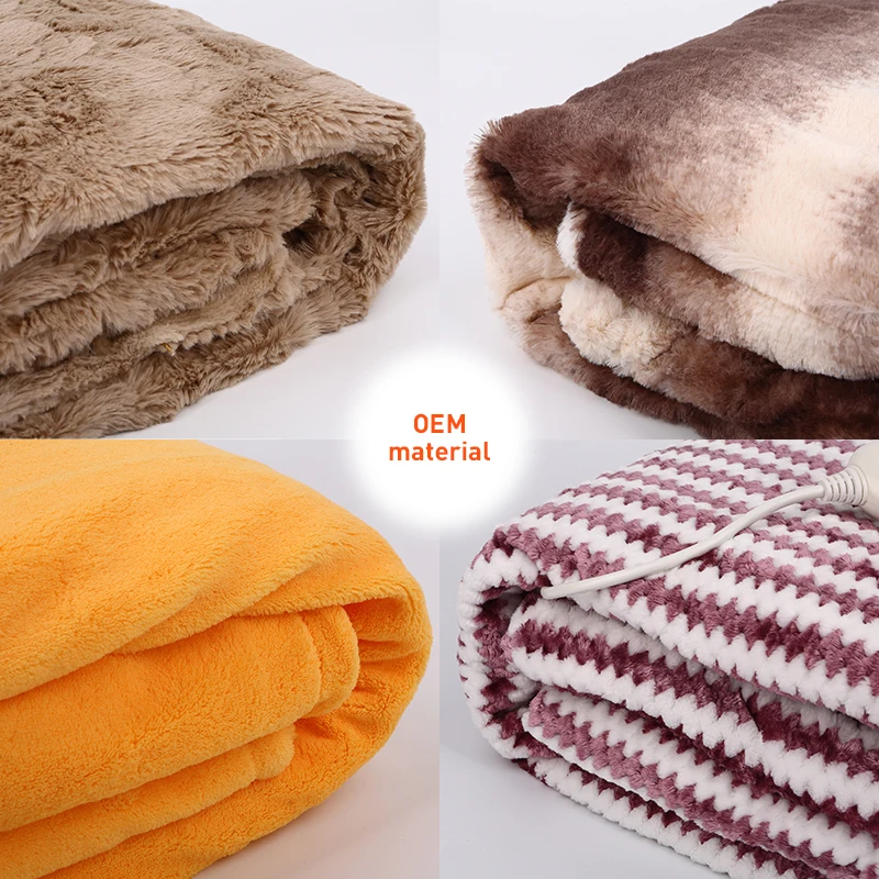 BSGROUP Electric Heated Throw Over Blanket with CE GS CB RoHS BSCI