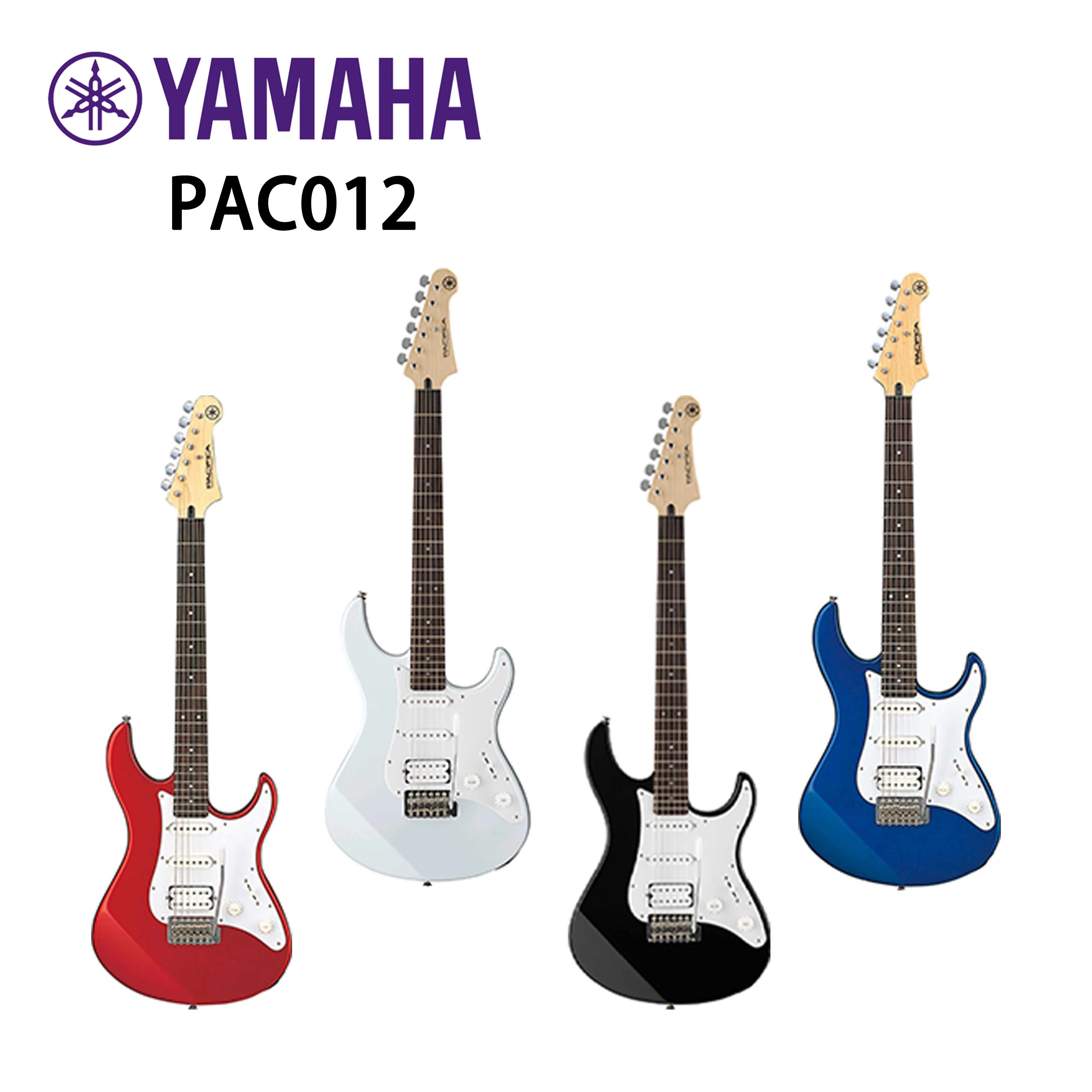 YAMAHA PAC012 ELECTRIC GUITAR PACIFICA MAPLE 22 FRETS 5-Position Lever Switch professional student
