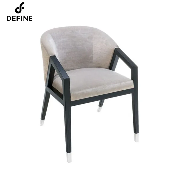 Unique Design Wholesale Modern Armrest Fabric Restaurant Dining Room Chair For Hotel