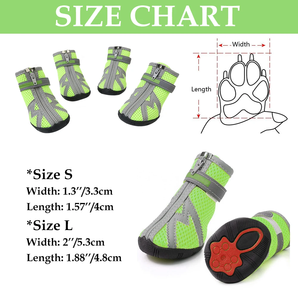 Hot Sale Mesh Breathable Medium Dog Shoes Dog Boots Paw Claw Protection Pet Shoes for Dogs