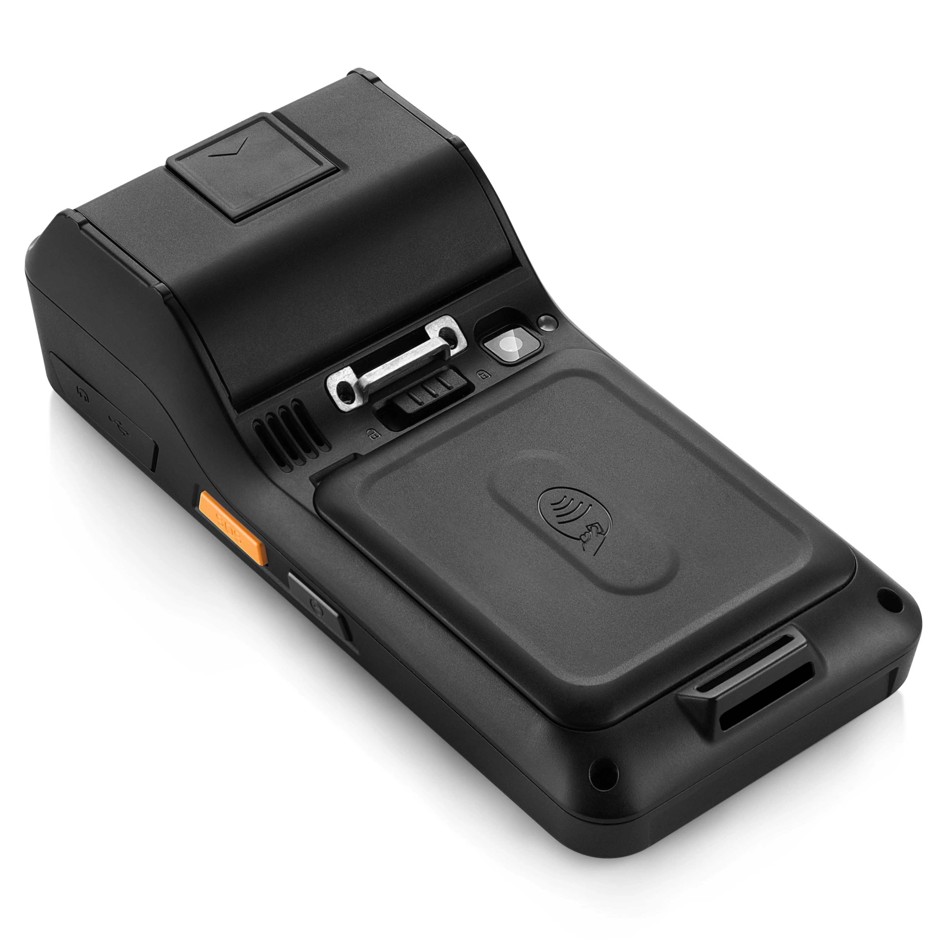 R800C Android 1D 2D сканер штрих-кода с термопринтером 5 0 дюймов отпечаток пальца прочный КПК