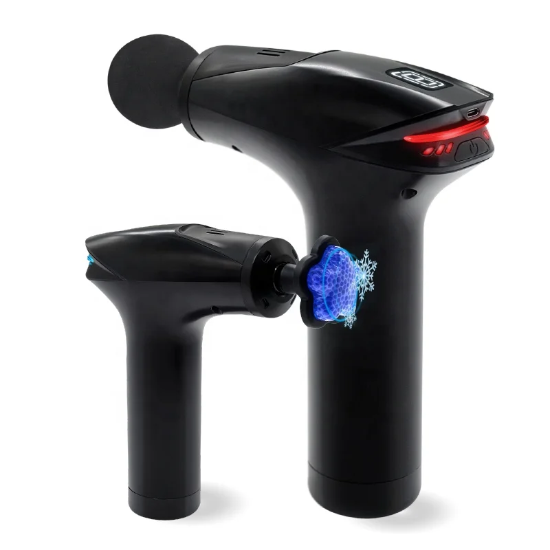 Fast Delivery Custom Pressure Sensor Body Gun Massager Private Label Cordless Deep Tissue Vibration Muscle Fascia Massage Gun