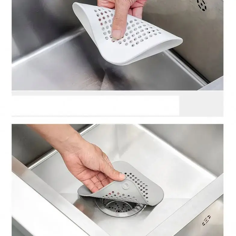 New Silicone Sink Drain Strainer Drain Sink anti-clogging artifact Floor drain Cover Bathroom Hair filter Silicone Sink Strainer