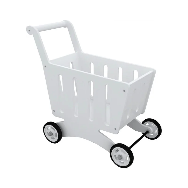 Nashow Hot Montessori Educational preschool furniture kid push cart pretend supermarket furniture block trolley