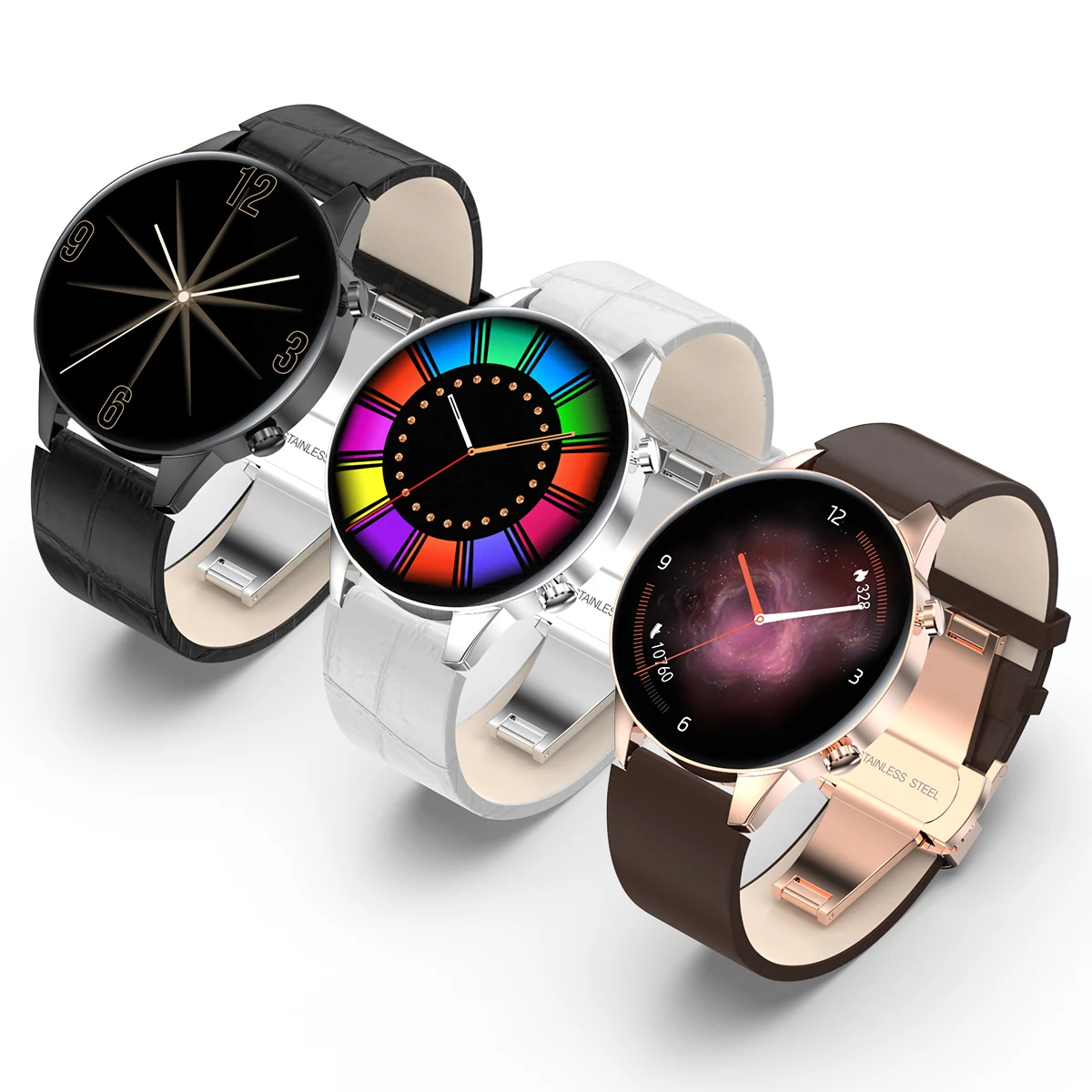 
Smartwatches Factories Wholesale LA08 AMOLED Fitness Tracker Bands Heart Rate Monitor Smartwatch for Ladies 