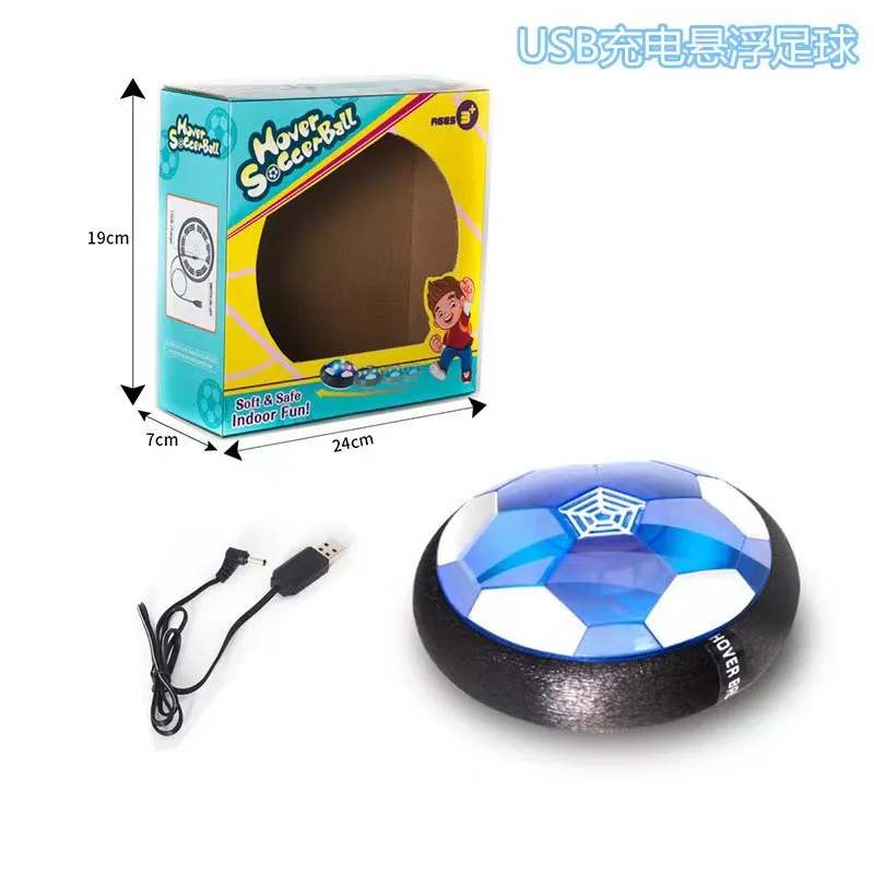 Best Novelty Kids Toys Indoor Sport Plastic Flashing Led Light Up Soccer Ball Floating Hover Air Football Soccer Game