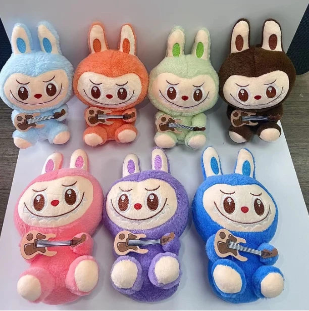 Hot selling Labubus plush toy doll cute cartoon plush labubu sleeping pillow girl gift arcade claw machine