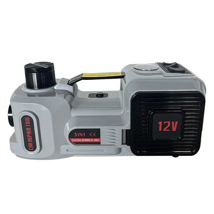 Car Repair 12V DC 3 in 1 Tire Inflator and Flashlight with Electric Impact Wrench 5T Electric Hydraulic car Floor Jack