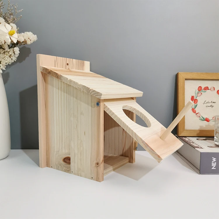 Bird Houses For Outside,Wooden Outdoor Bird Nest For Bird Families Bluebird Finch Cardinals,Tree Hanging Birdhouse for Garden