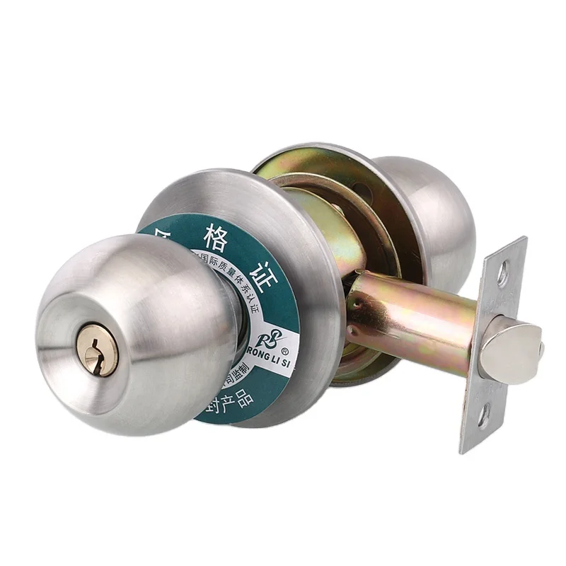 ROEASY CK-587 цилиндрическая ручка из нержавеющей стали, дверной замок для отеля, спальни, ванной