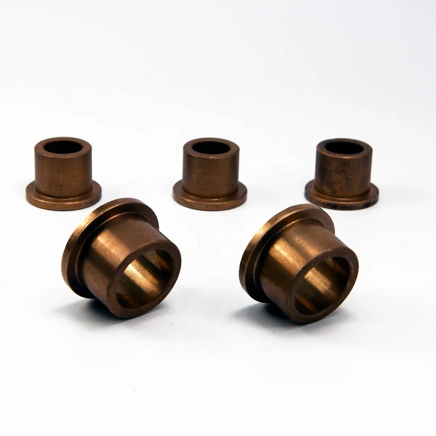 Sintered Metal Bronze Flange Plain Bush Bearing