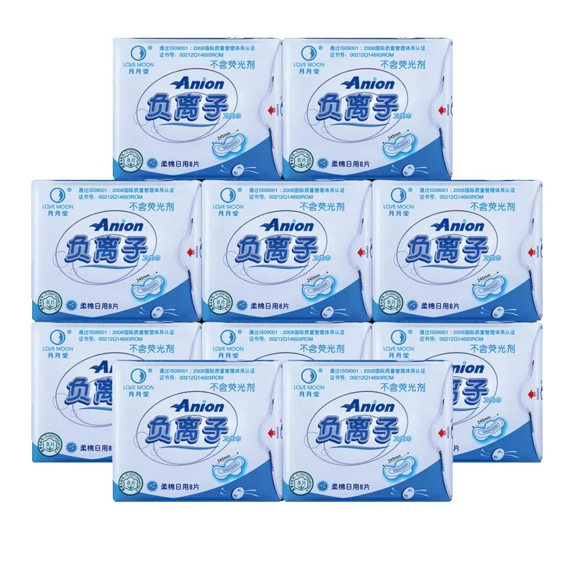 Lo3ve Moon Anion Panty Disposable Liner Daily Use Organic Cotton Types of Sanitary  pads
