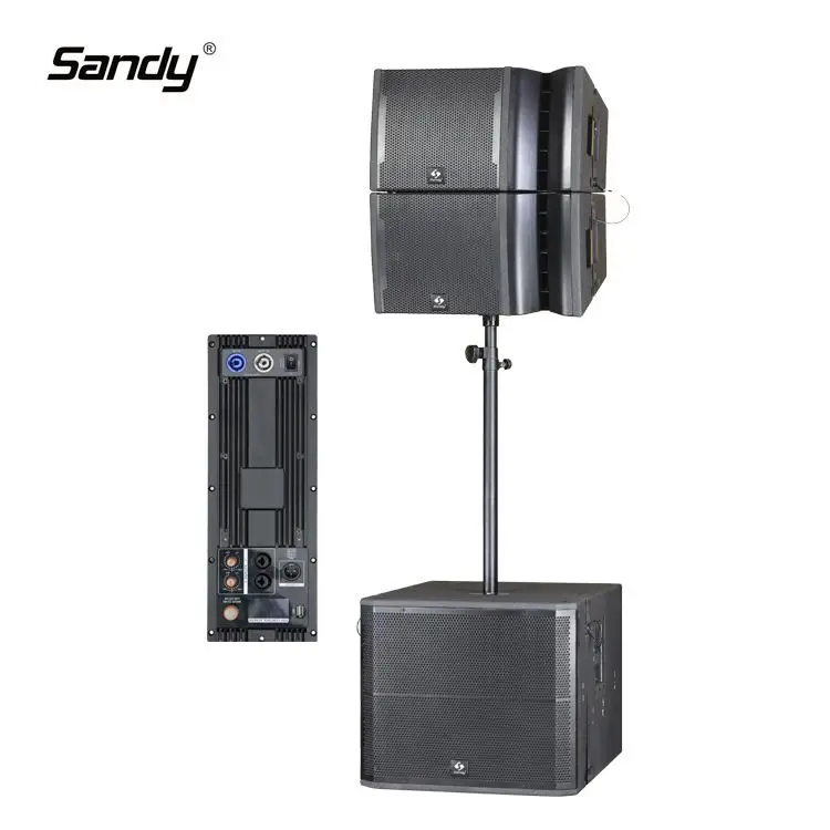Sandy Audio VRX932 Dual 10 Inch Line Array  Outdoor Indoor Sound System Equipment Amplifiers Speaker Small Powerful