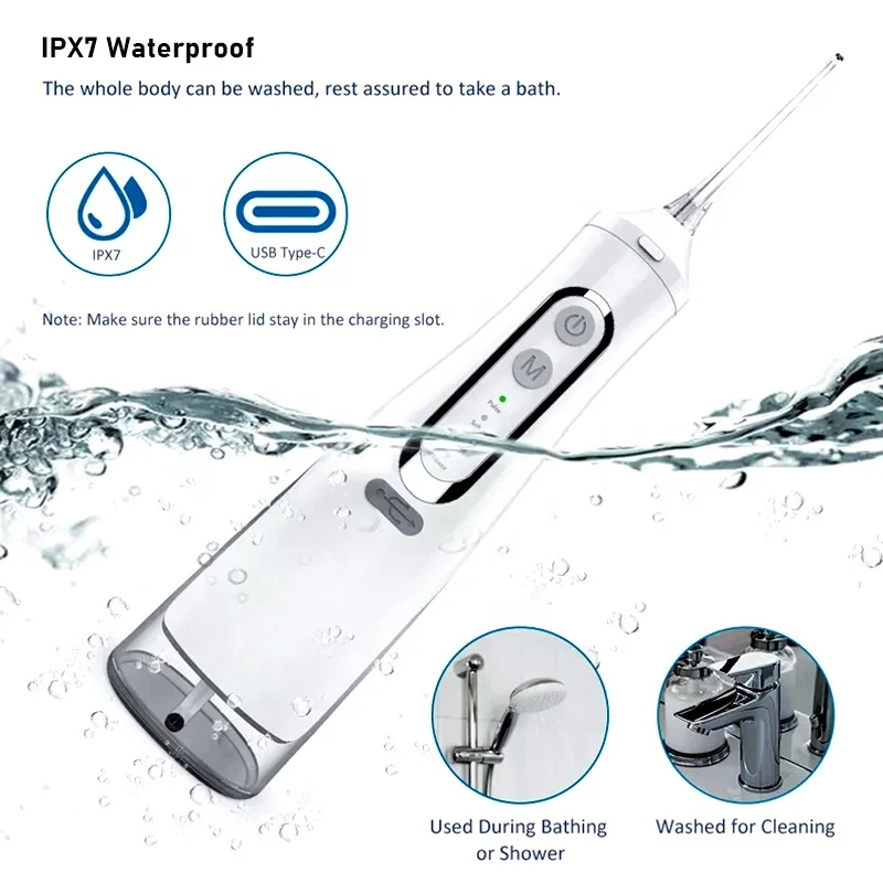 Oral Irrigator Wholesale Ipx7 Waterproof Electric Teeth cleaning Whitening Equipment Home Travel Dental Floss Water Flosser