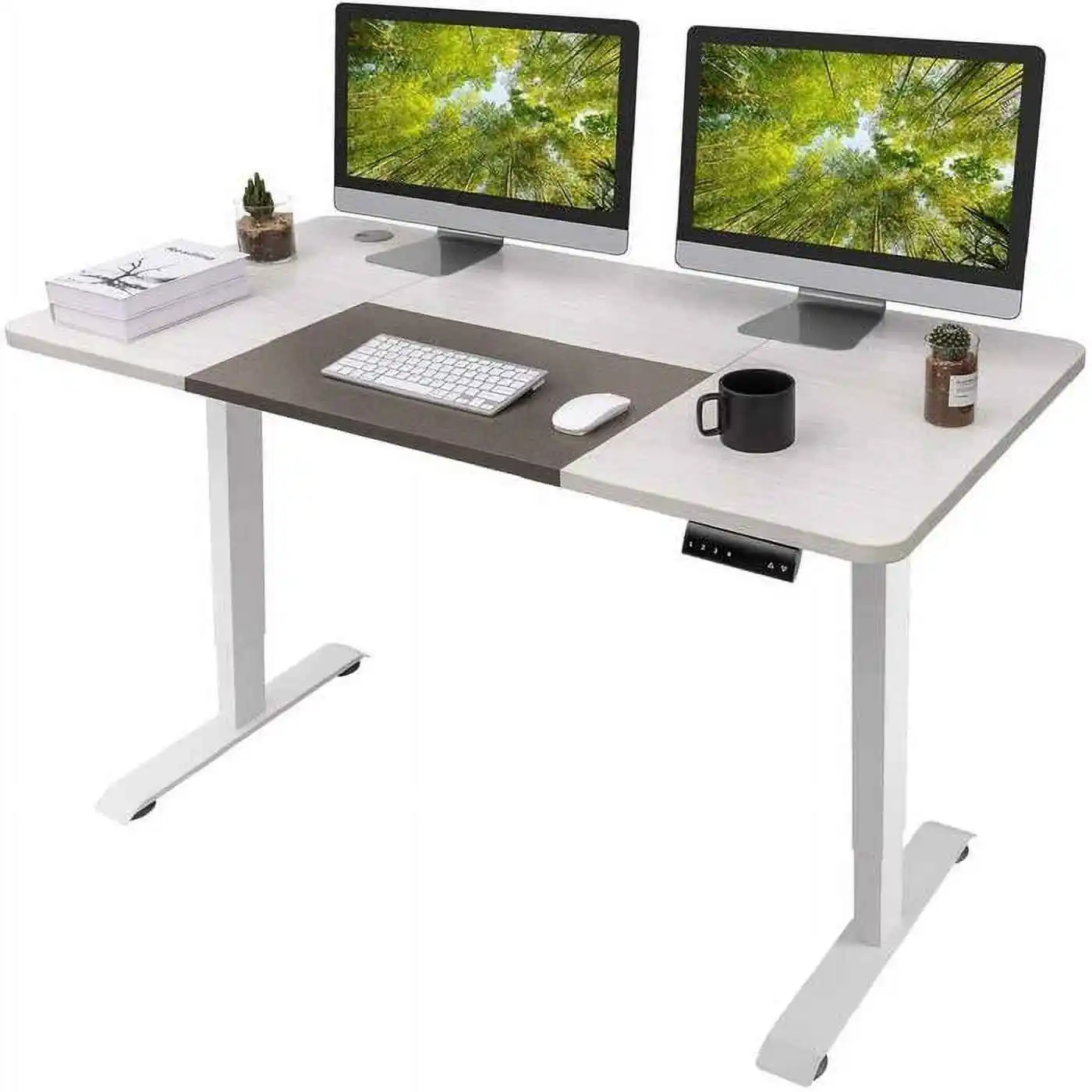 High Quality Ergonomic Rising Desk Steel Table Height Adjustable For Sit To Stand Desk Standing Computer Desk