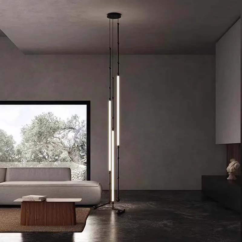 Светодиодные подвесные светильники con bolas decorativas en suspensiones tubulares elementos de luz forma люстры