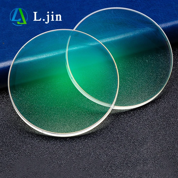 L.jin manufacturer factory price RTS optical blue cut 1.56 index clear single vision hmc coating prescription optical lenses