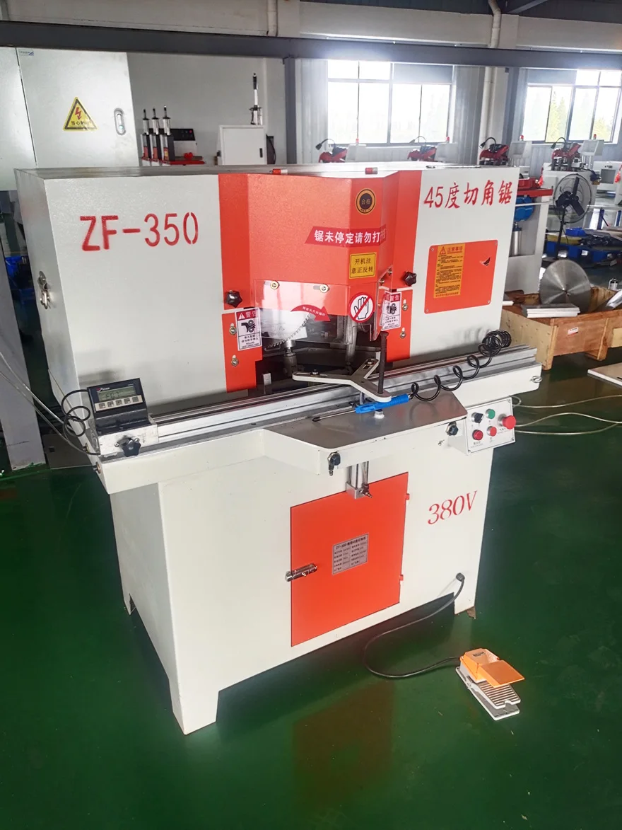 Wood and aluminum cut off saw double head mitre saw double head cnc aluminum windows cutting saw machine