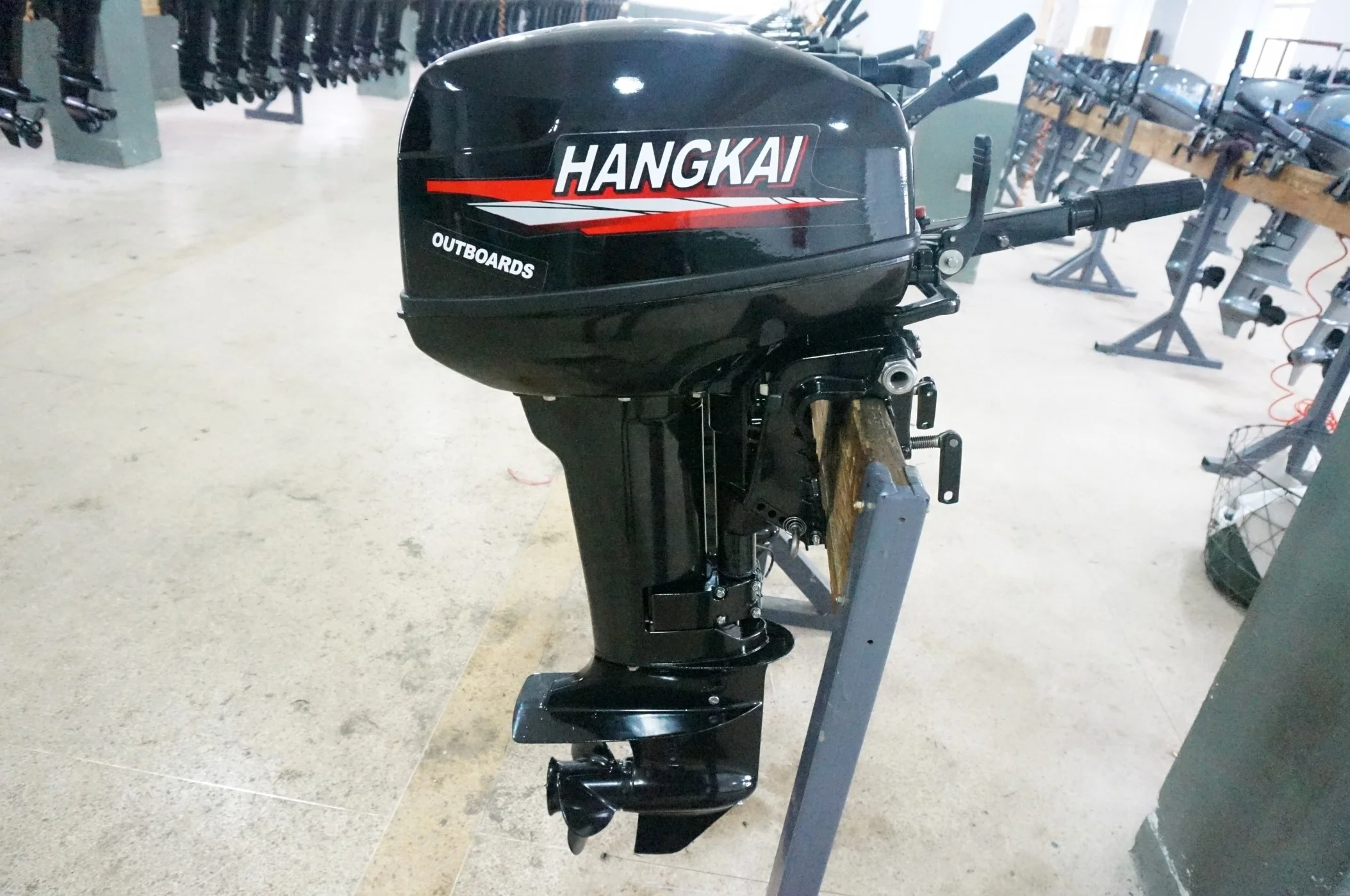 Новые популярные HANGKAI 15HP 2, работающая на бензине, Производство: Китай Подвесные лодочные моторы для рыбацкой лодки