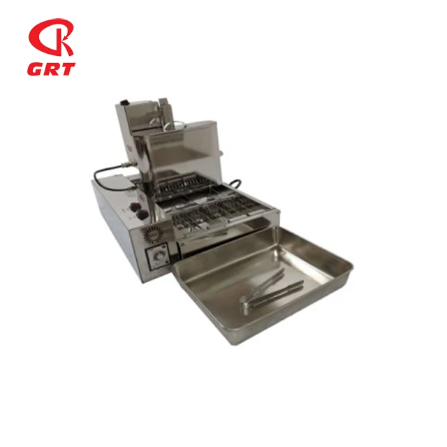 GRT-LBD6 automatic donut making machine mini One row of 6 donut machine