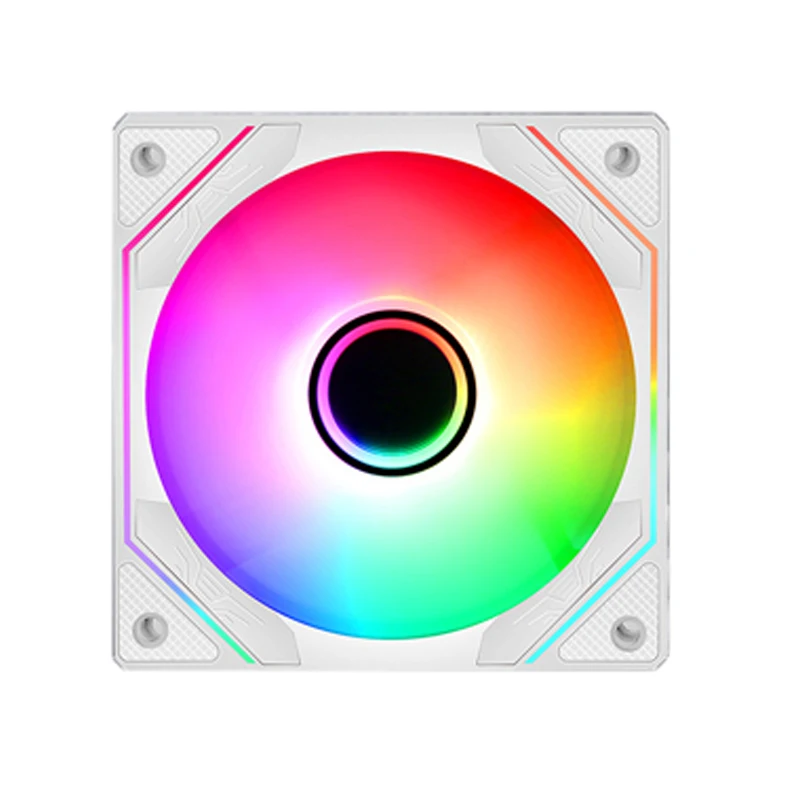 CPU Fans for PC Gaming Lovingcool Large Air Volume Computer Hydraulic Fan Cooler Magic Mirror Design Plastic RGB Fan 120mm