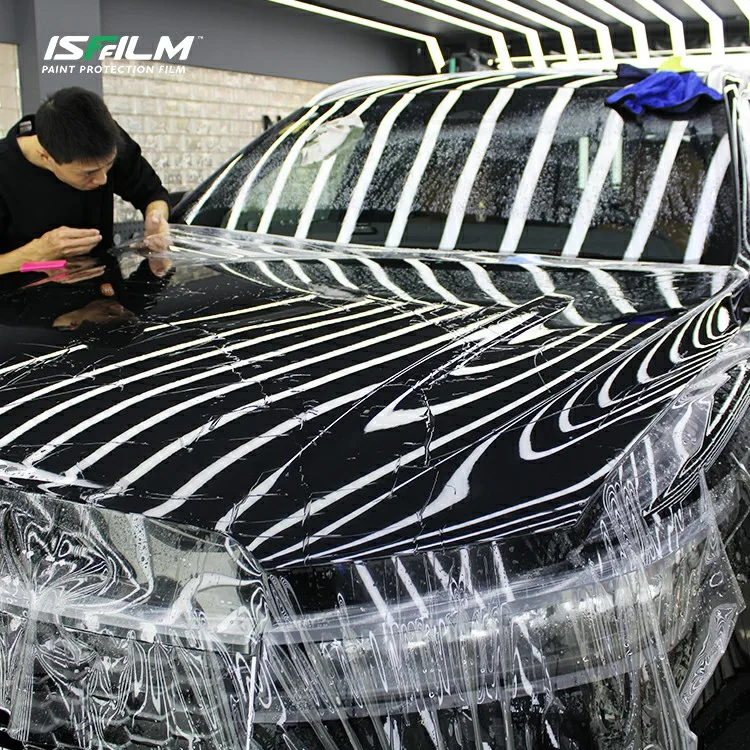 ISFFILM high glossy tpu ppf anti scratch Self Healing automotive paint protection full body wrapping polyurethane ppf car film