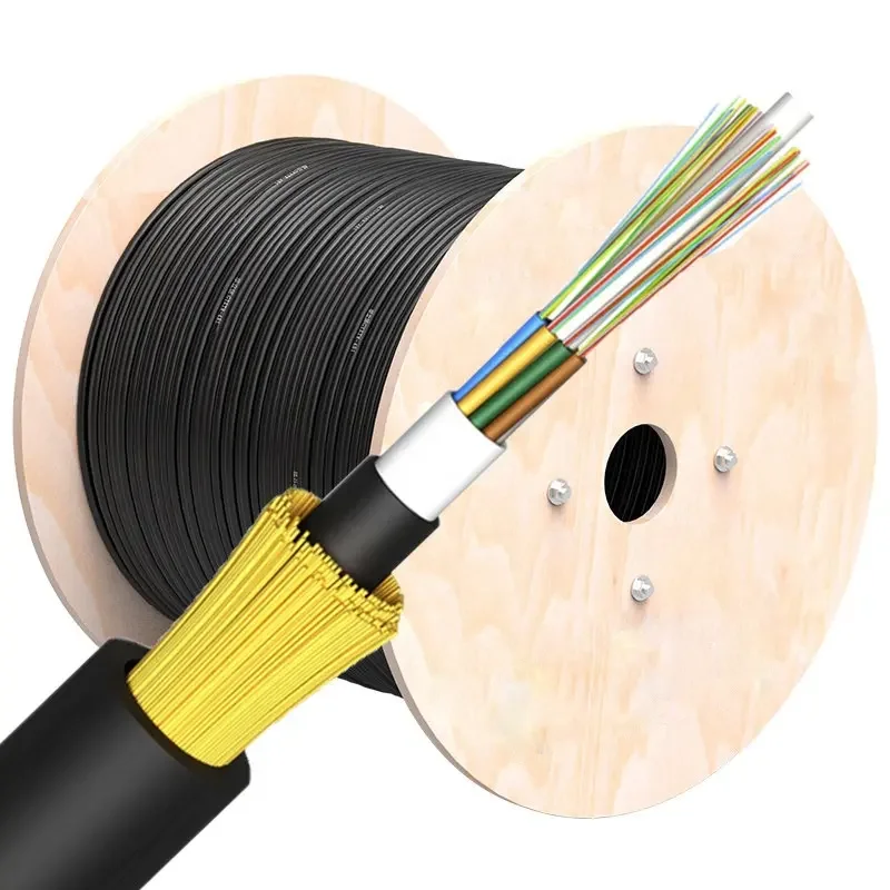 Cable Fibra Optica Adss 24 Hilos Span 100 4Km 24 Core Adss Fiber Cable
