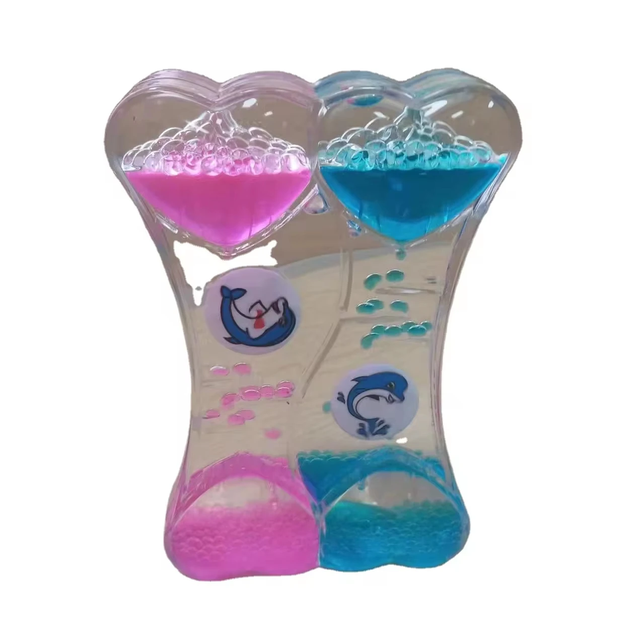 Liquid Motion Bubbler Timer Colorful Oil Hourglass Liquid Sensory Toys