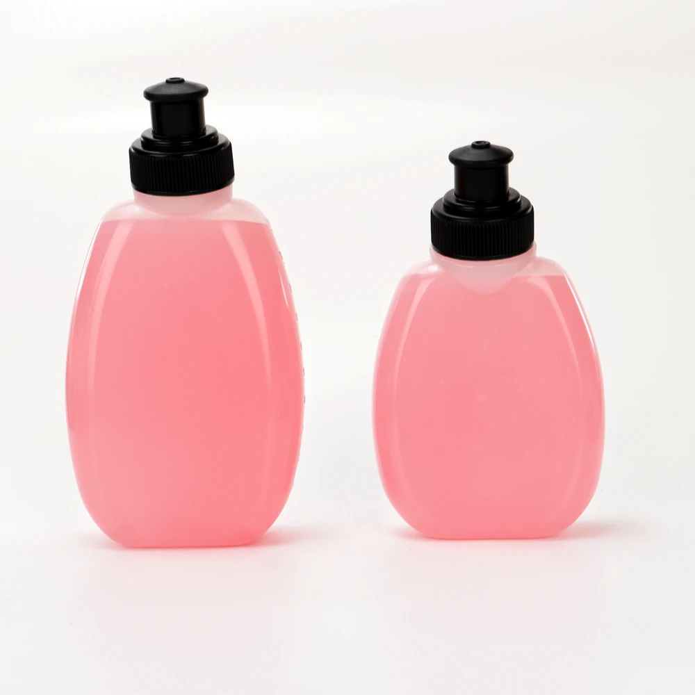 Wholesale 180ml 300ml LDPE Plastic Soft Touch Water Bottles Climbing Mountaineering Food Grade Juice Beverage Bottle