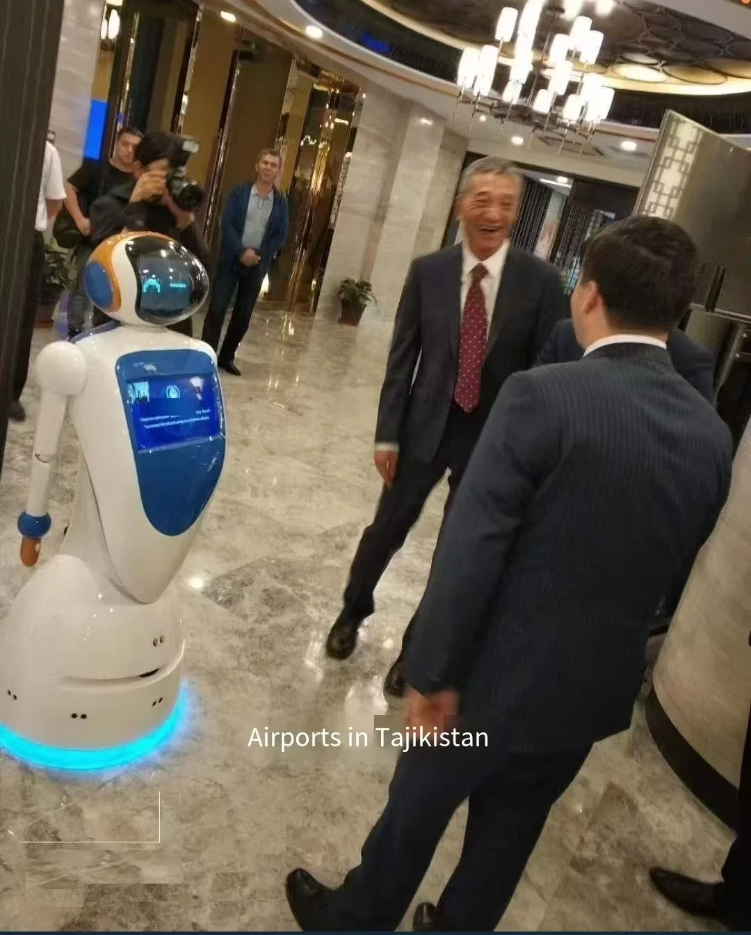 13.3 inches HD  LCD Android Removable smart  Reception Robot AI service Robot series for Welcome &consultation