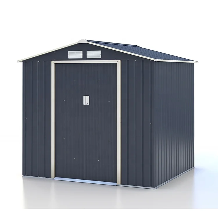5.3m2 cost efficient metal shed storage with mail packing