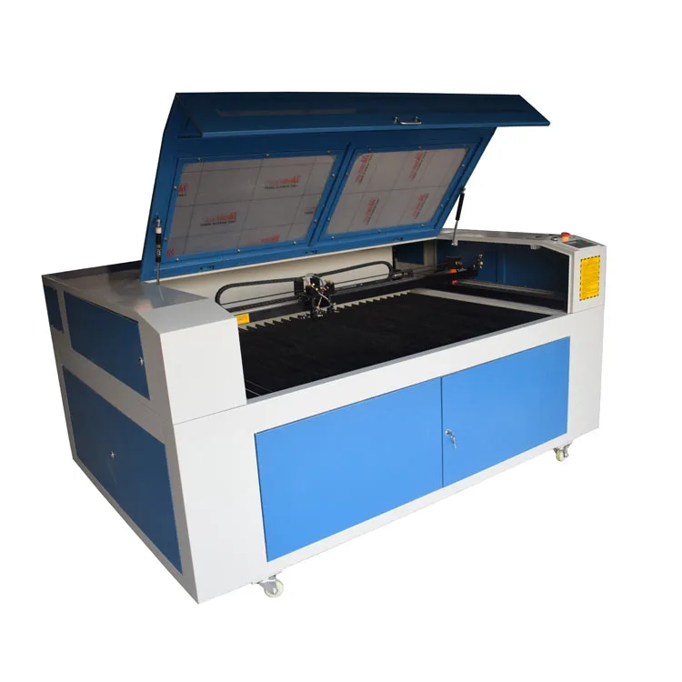 New arrival 1610 laser cutting machine two heads 150w co2 laser cutter for sale