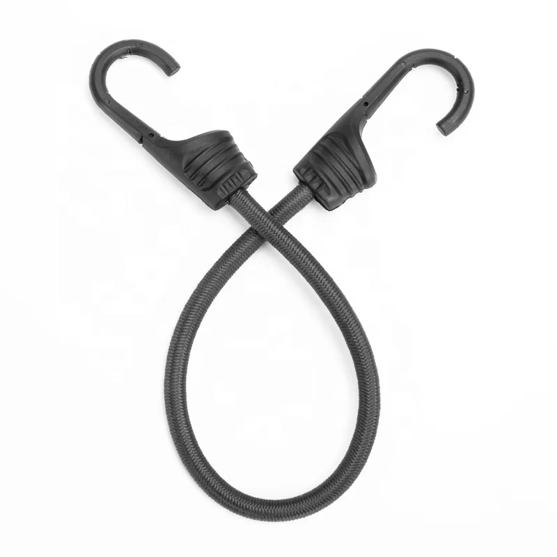 Heavy Duty Luggage Strap Round Elastic Shock Cord Bungee Cord with Hook