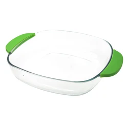 safe heat resistant glass baking cookware pan dish