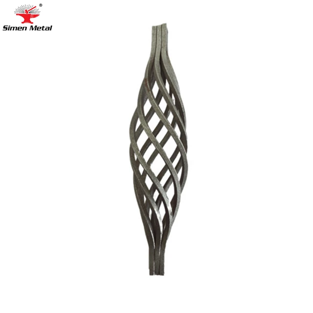 Most Popular Wrought Iron Components Ornamental Iron Baskets for Gate fittings and Railing