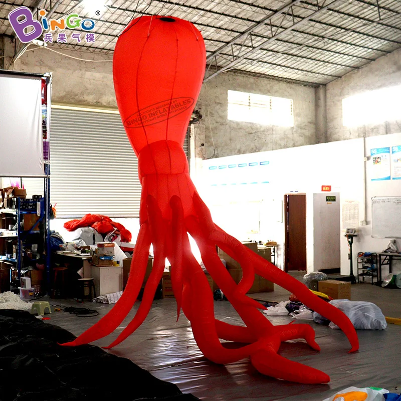 Bingo Customized Inflatable Night Club Giant Inflatable Octopus For Amusement Party Decoration