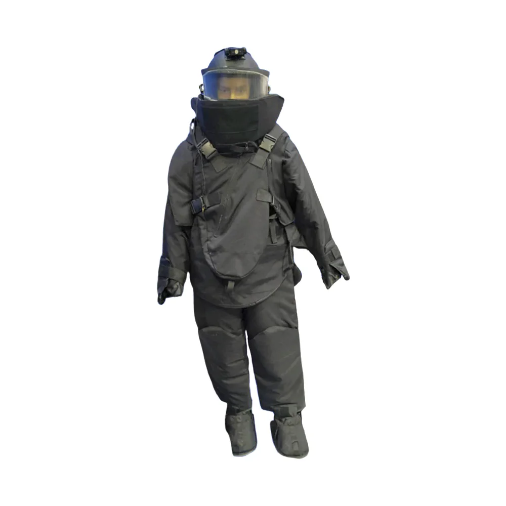 
New listing black color broken-resistant explosion proof clothing with visor 