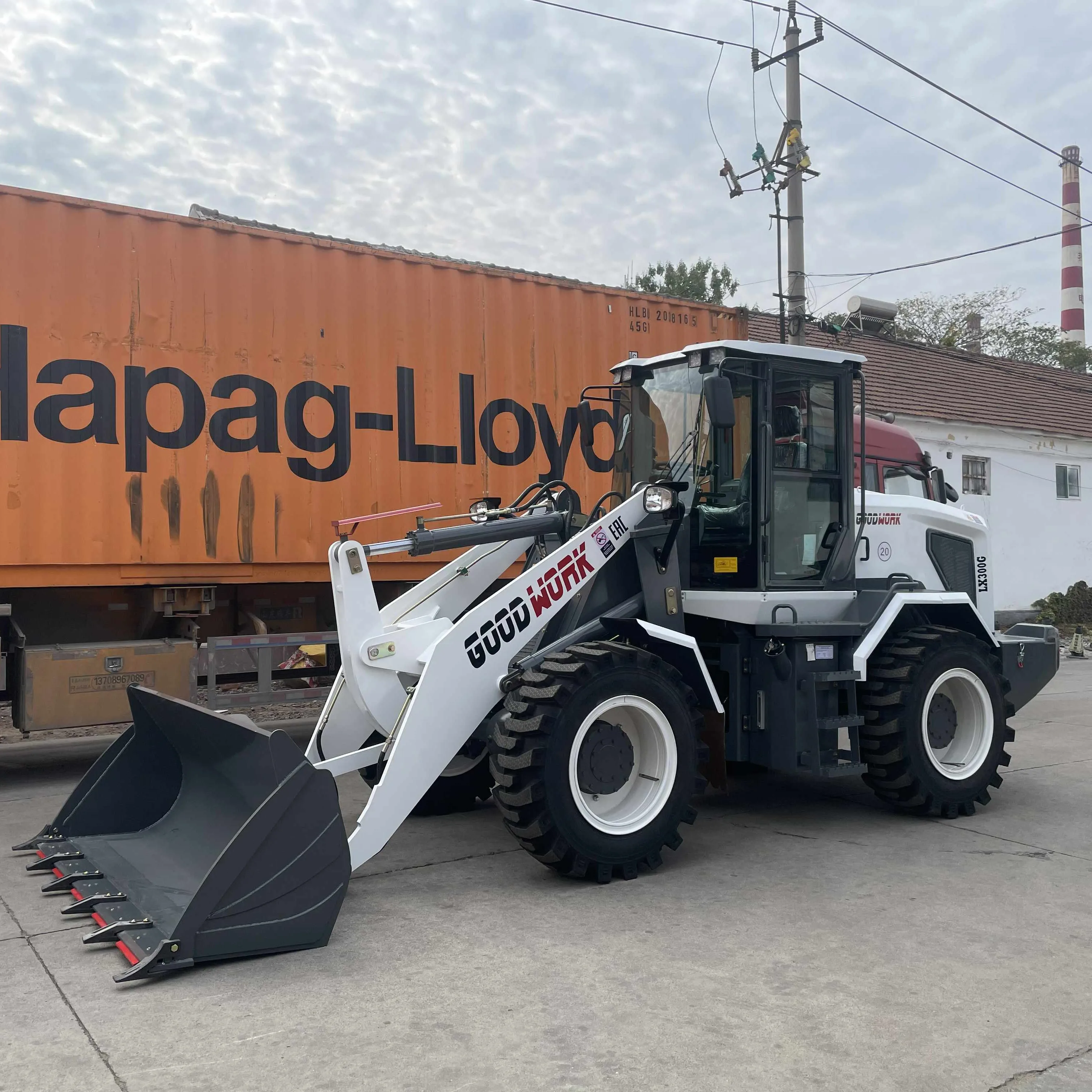 HZM927 2.8TON HOT SALES FRONT WHEEL LOADER WITH CUMMINS ENGINE FOR GARDEN