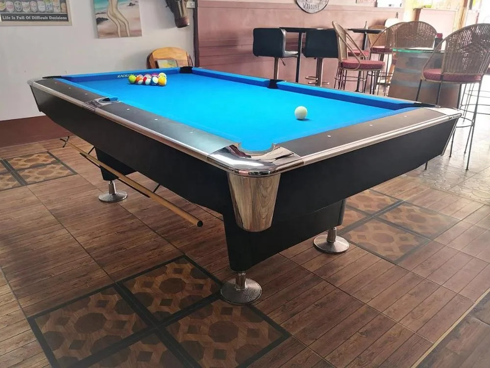 Cheap Price 9FT Solid Wood American 9 balls Pool Table With Auto Ball Return System