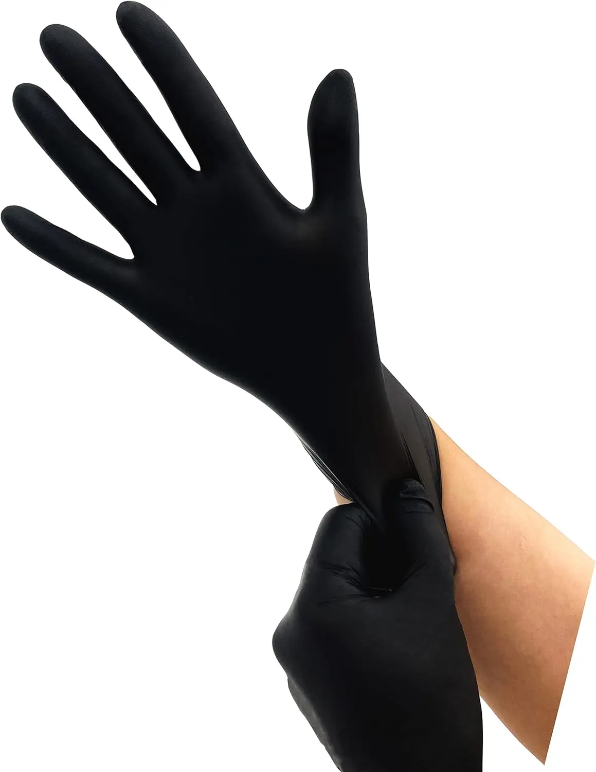 Low-priced and hot selling nitrile gloves black gloves nitrile powder free