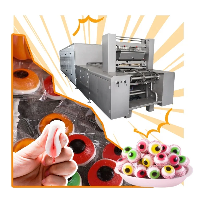 fully automatic gummy making machine 3D eyeball gummy machine for Squid Games candy making