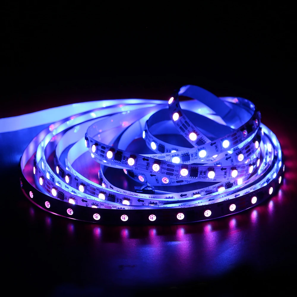 Smd 5050 12v Addressable Rgb Led Strip Light Internal and External Control Integrated Light Strip