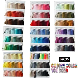 2022 Uron Custom Brand Cotton Black Socks Custom Crew Socks Men Cotton Custom Logo Socks