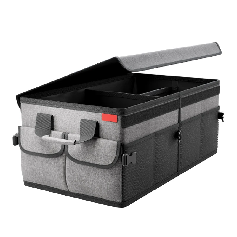 All Multi-function Luxury Car Storage Box,golf Trunk Organizer,folding car trunk organizer For Travel Storage