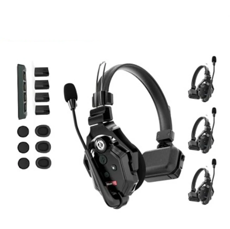 Hollyland Solidcom C1 Беспроводная связь по внутренней связи, гарнитура с дистанционным управлением, наушники с микрофоном