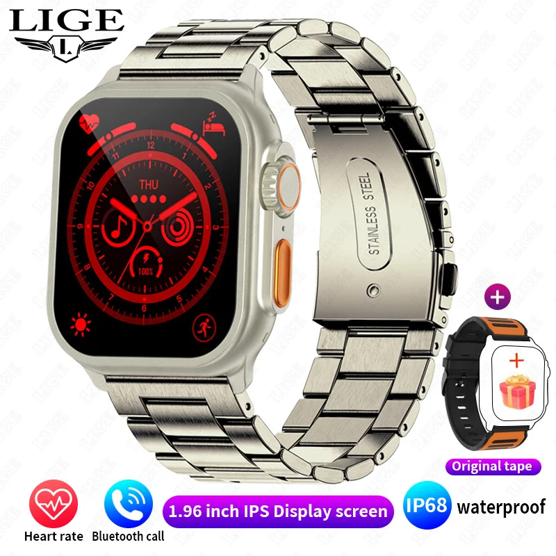 NFC voice control smart watch men heart rate monitor blood pressure IP68 Waterproof 320 mA Wireless Charge Sports Bracelet