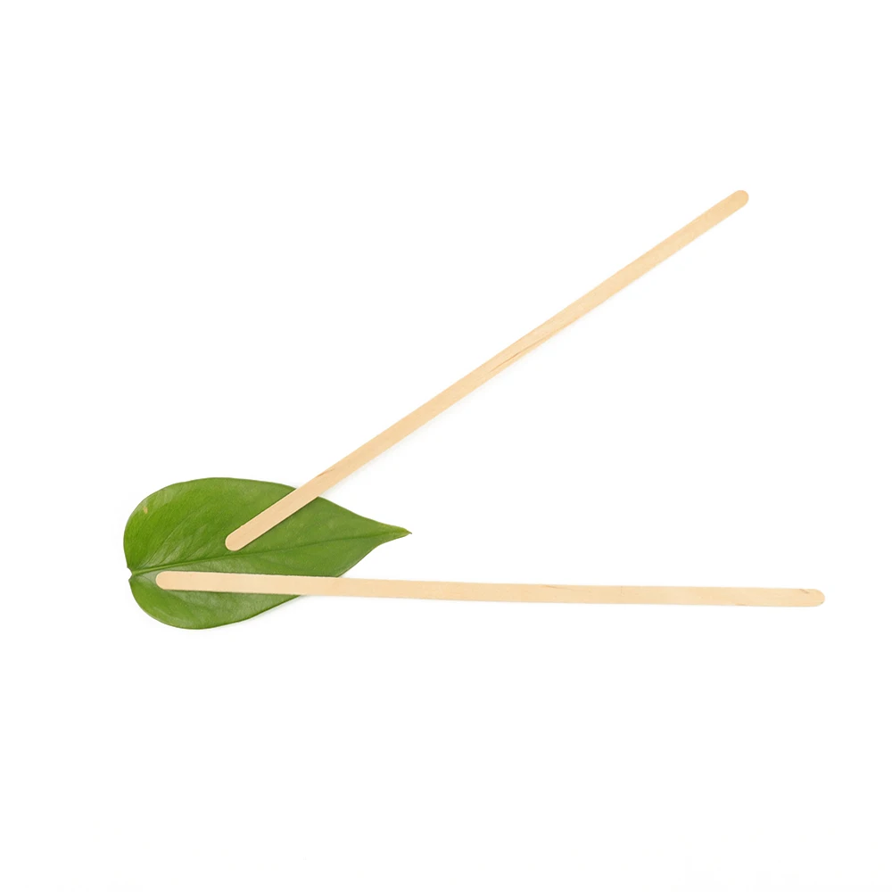 
Индивидуальные одноразовые складки для напитков, оптовая продажа, биоразлагаемая деревянная мешалка для кофе 