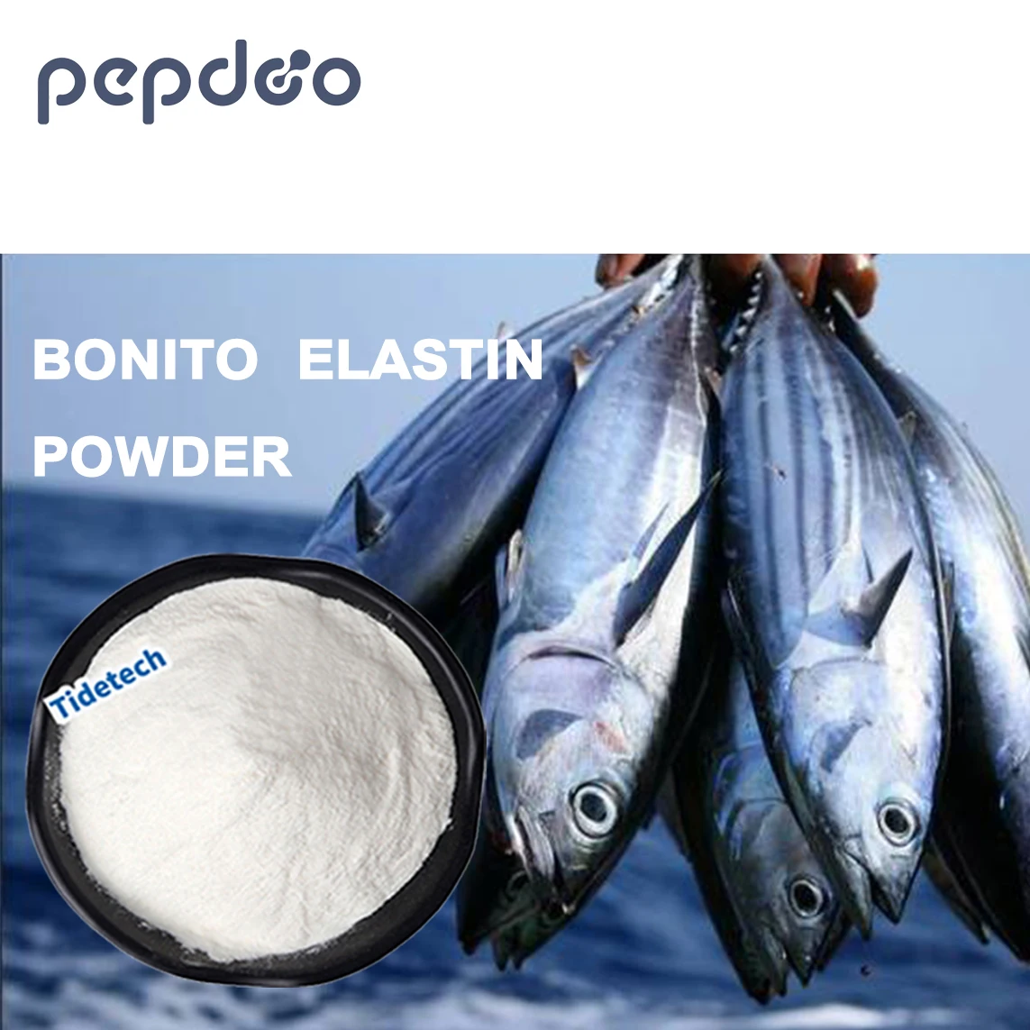 Factory price skin booster elastin extract bonito powder elastin peptide