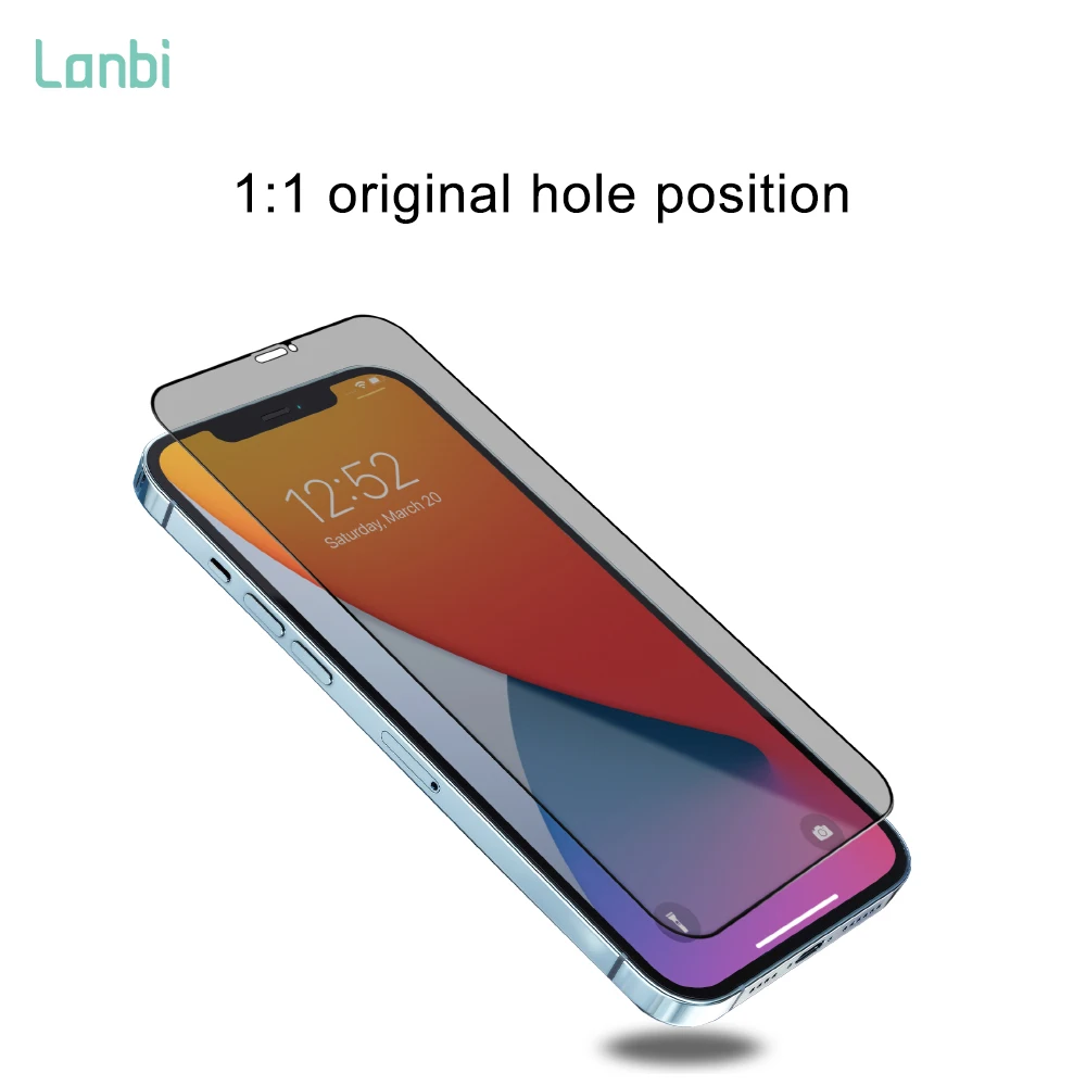 Антишпионская керамическая пленка закаленное стекло Защита экрана для Samsung Iphone X 11 12 13 Pro Max защита