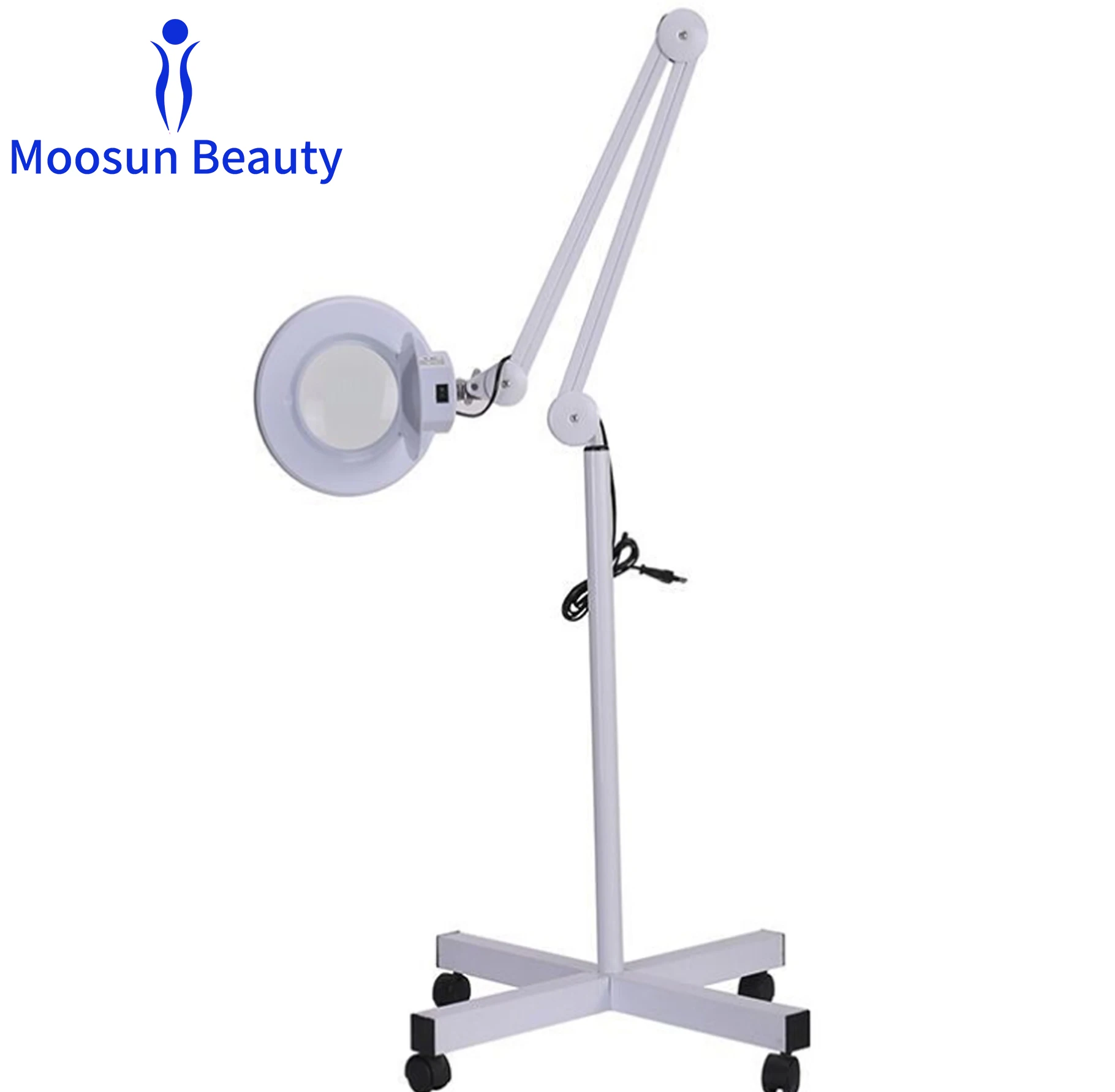 5X LED esthetician magnifying glass floor led lamp